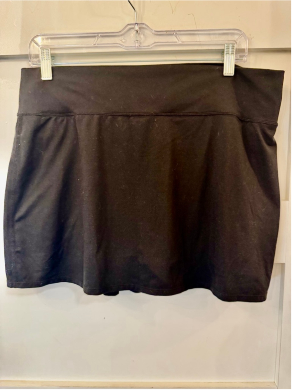 Vuori Clementine Skort Black Pleated Back Athletic Running Tennis Golf XL